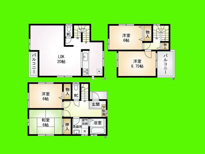 Floor plan. Adachi Ward Nitta Gakuen