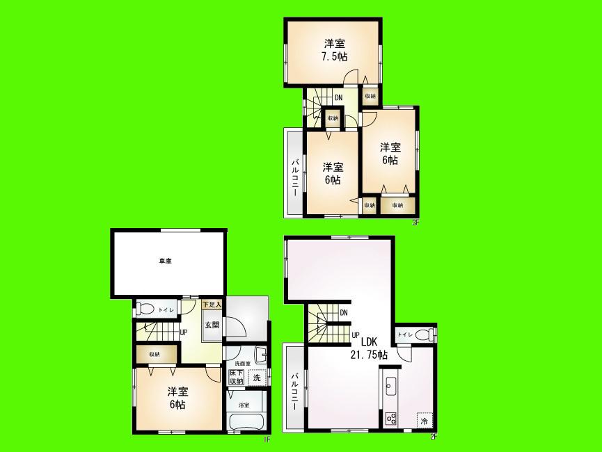 Floor plan. Adachi Ward Nitta Gakuen