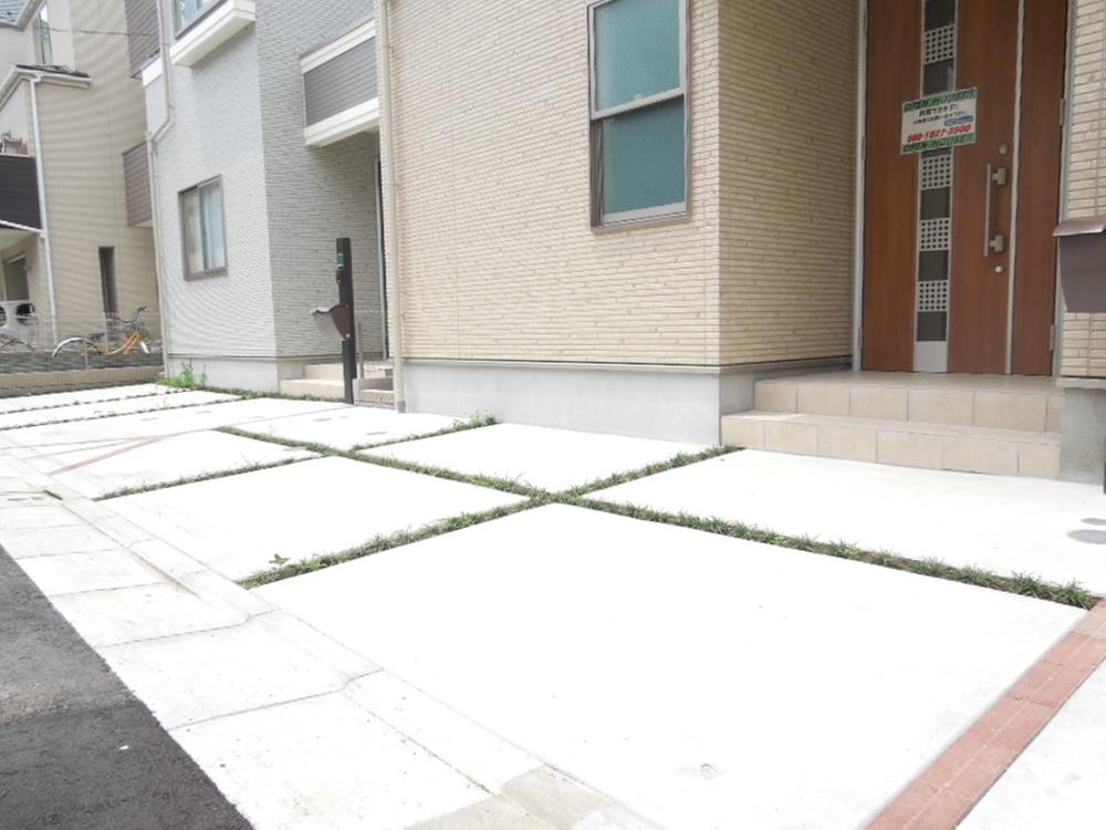 Parking lot. Spacious parking space