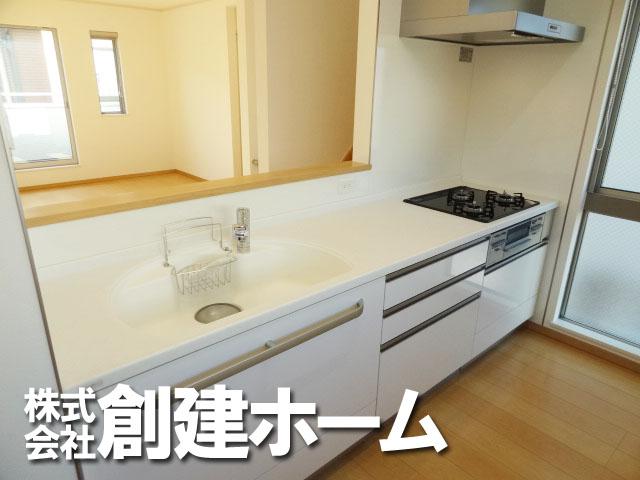 Kitchen. Cleaning ease it likely of, Flat sink