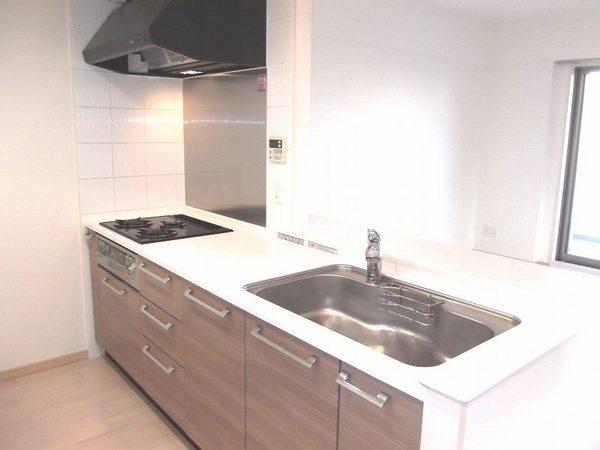 Kitchen. Face-to-face counter kitchen bouncing of conversation!