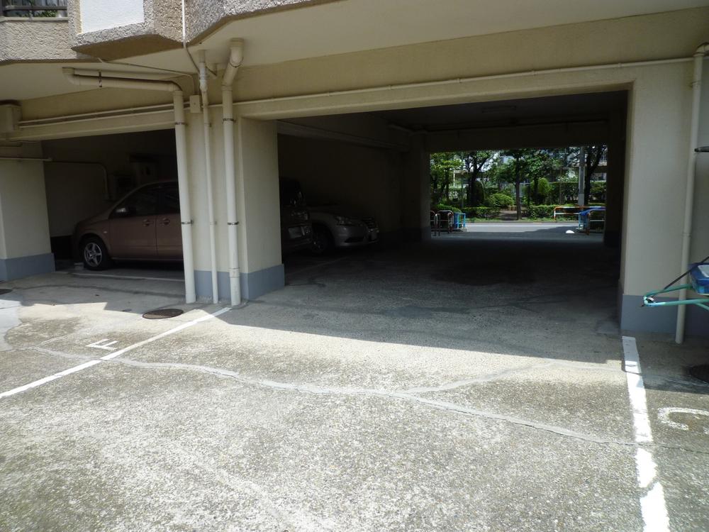 Parking lot. Common areas