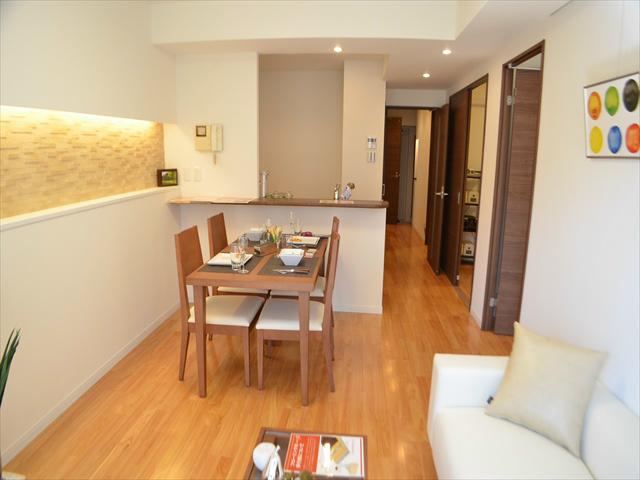 Living. Stylish living room which has been subjected to accent Cross