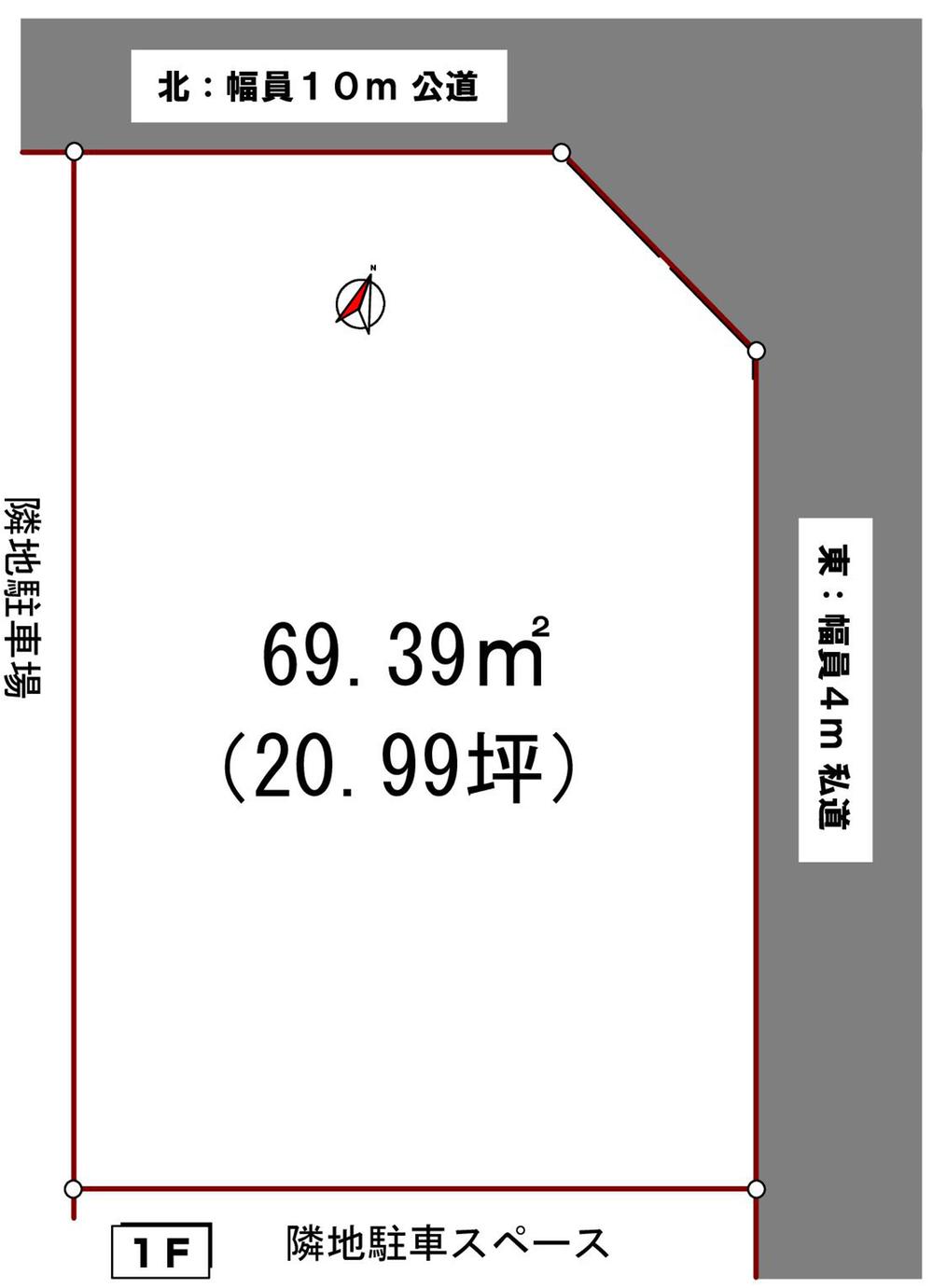 Compartment figure. 24,800,000 yen, 4DK, Land area 69.39 sq m , Building area 82.62 sq m