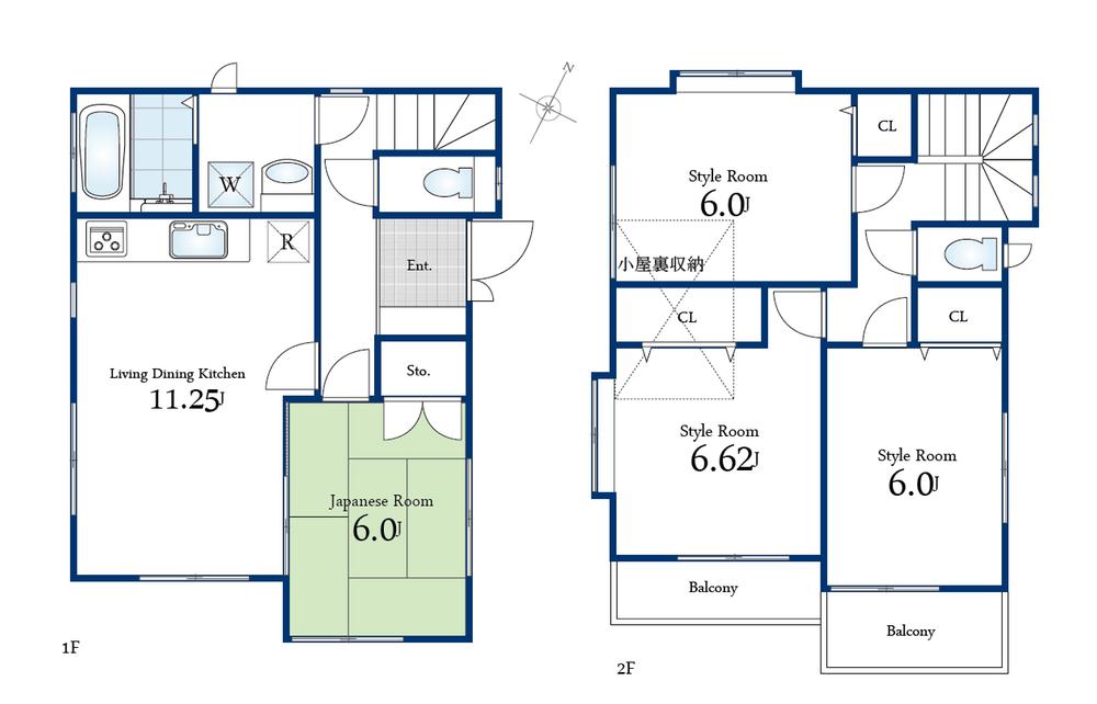 Floor plan. 29,800,000 yen, 4LDK, Land area 92.86 sq m , Building area 88.81 sq m
