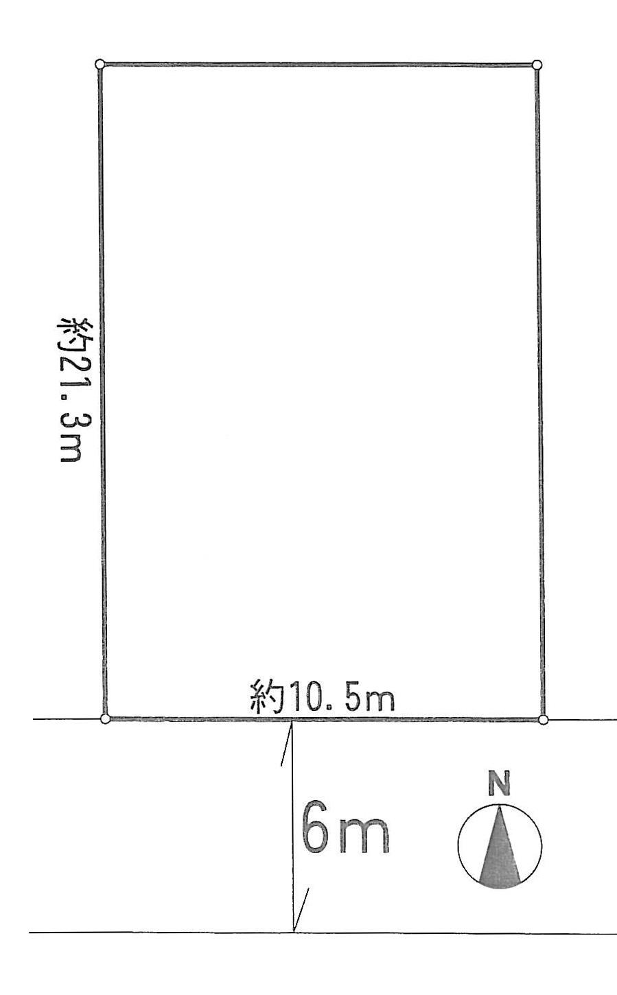 Compartment figure. Land price 69,800,000 yen, Land area 224.99 sq m
