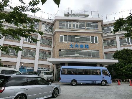Streets around. Enhancement of the surrounding environment Ouchi hospital