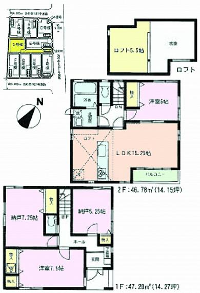 Floor plan. 27 million yen, 2LDK+2S, Land area 99.78 sq m , Building area 93.48 sq m floor plan