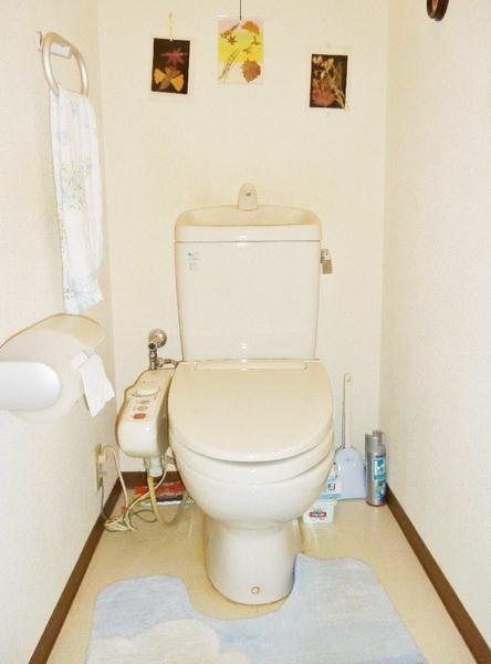 Toilet. Toilet (It is with warm water cleaning toilet seat)