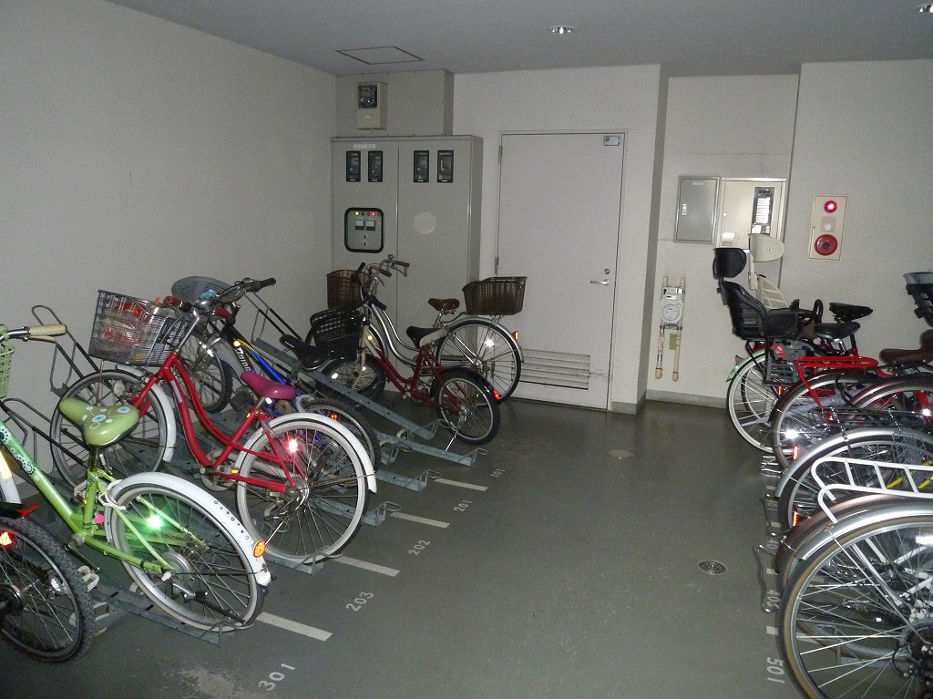 Other common areas. Bicycle-parking space