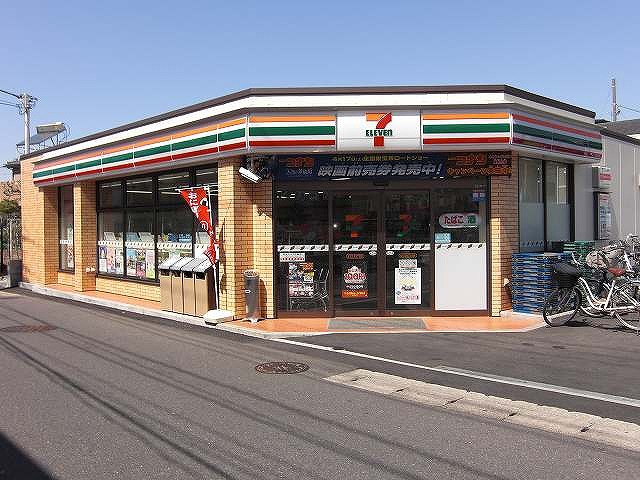 Convenience store. Seven-Eleven Adachi Jiangbei 3-chome up (convenience store) 385m