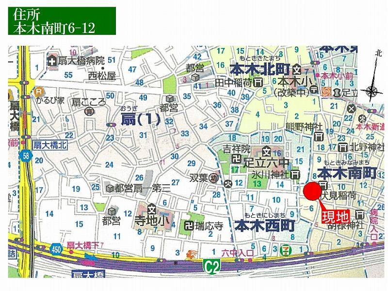 Local guide map. Information map