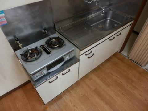 Kitchen. kitchen ☆ Two-burner stove remaining feature