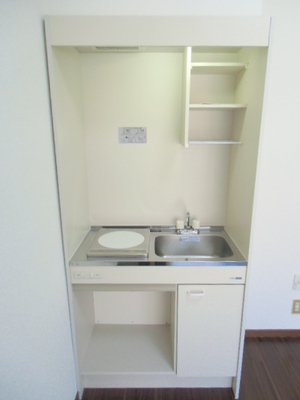 Kitchen. Storage rooms of the IH system kitchen