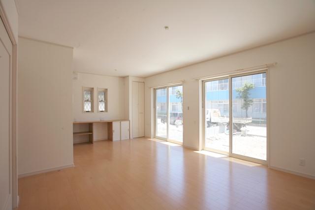 Model house photo. Example of construction LDK