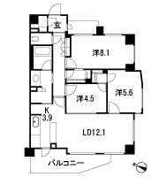 Floor: 3LDK + 2WTC + SC, occupied area: 78.26 sq m
