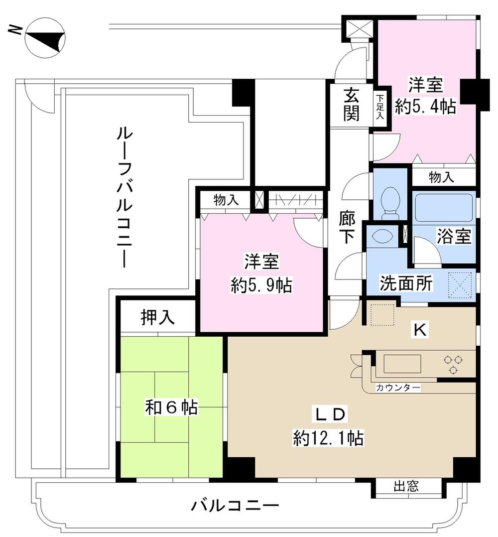 Floor plan. 3LDK, Price 17.8 million yen, Occupied area 72.17 sq m , Balcony area 10.14 sq m