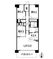 Floor: 3LDK, occupied area: 75 sq m, Price: TBD