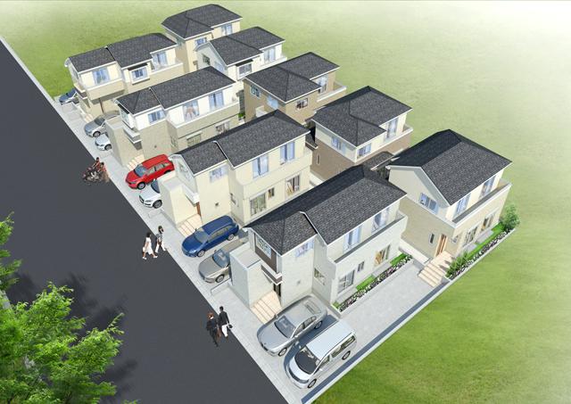 Rendering (appearance). Local Rendering All 9 buildings