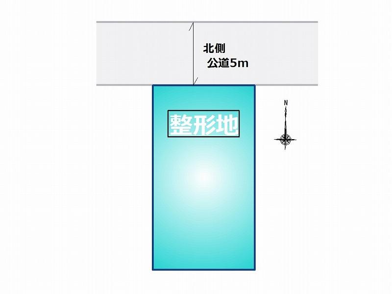 Compartment figure. Land price 15.8 million yen, Land area 55 sq m compartment view