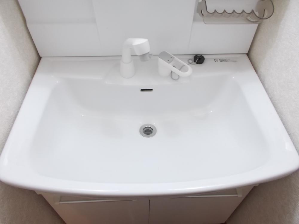 Wash basin, toilet. Of a busy morning dressed pat spacious shampoo dresser (same specifications)
