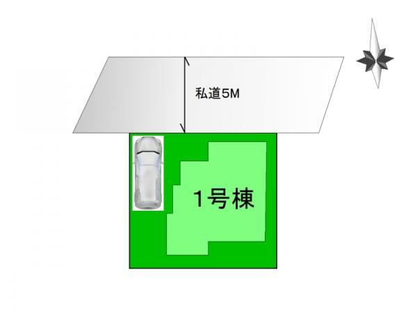 Compartment figure. 33,800,000 yen, 4LDK, Land area 82.79 sq m , Building area 77.41 sq m compartment view