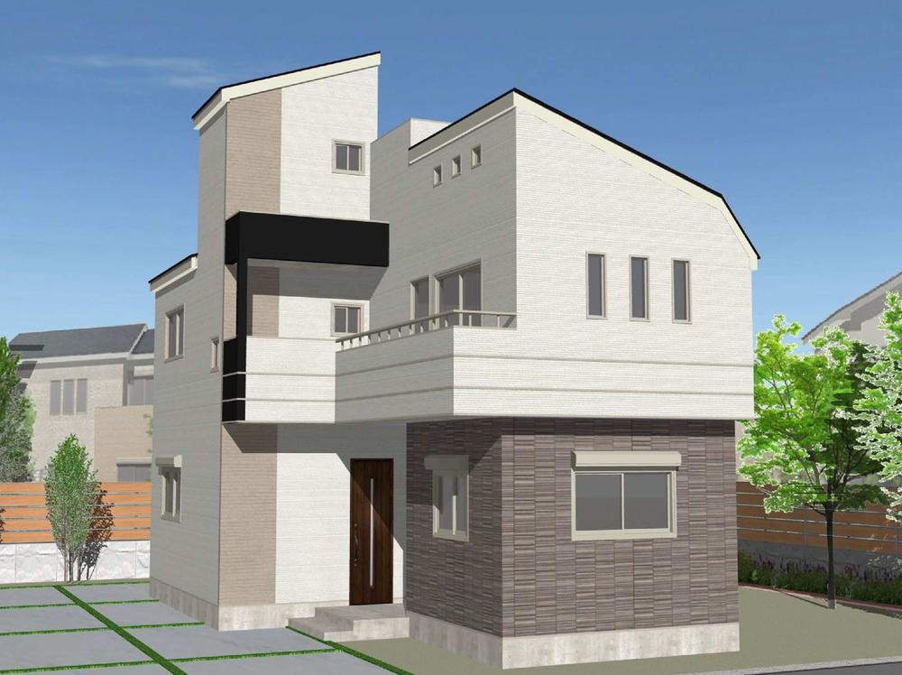 Neat appearance design shine conspicuously around the residential area. Rendering. Neat appearance design shine conspicuously around the residential area. 