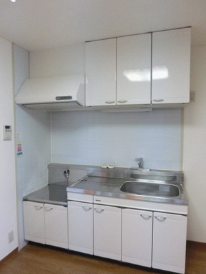 Kitchen. Gasukitchin two-necked installation Allowed