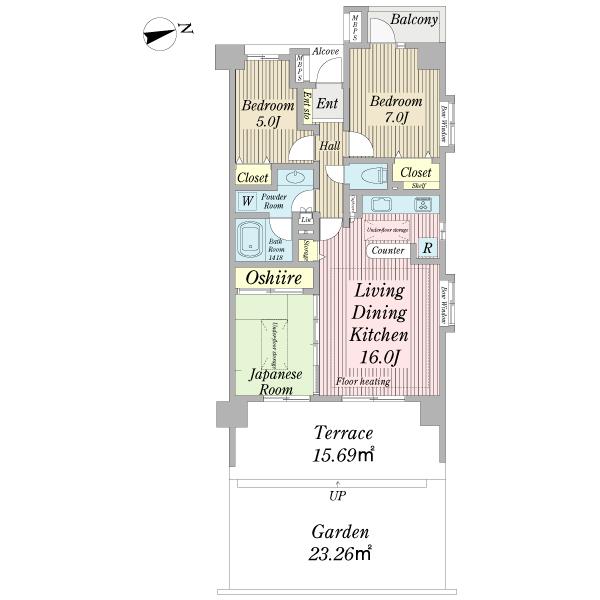 Floor plan. 3LDK, Price 24,800,000 yen, Occupied area 75.13 sq m , Balcony area 2.93 sq m
