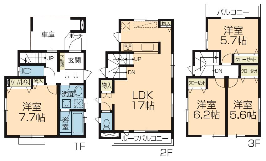 Floor plan. 32,800,000 yen, 4LDK, Land area 83.2 sq m , Building area 110.78 sq m floor plan