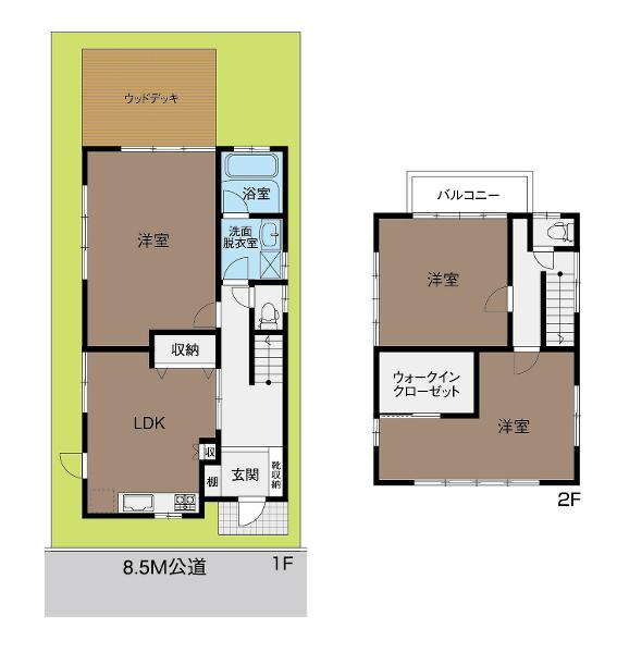 Floor plan. 19,800,000 yen, 3LDK, Land area 101.81 sq m , Building area 93.09 sq m floor plan