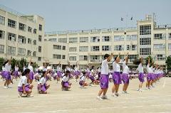 Junior high school. 1400m to Adachi Ward tenth Junior High School