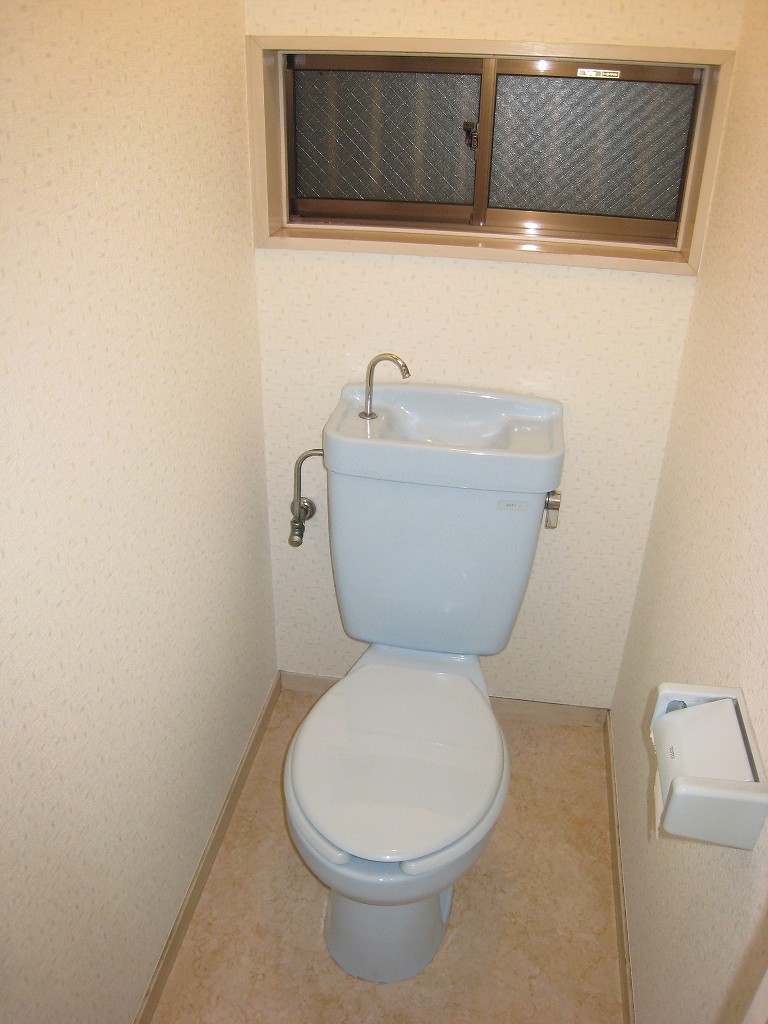 Toilet. Western-style toilet (with a window)