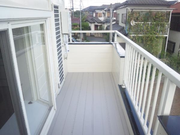 Balcony. Southeast-facing veranda.