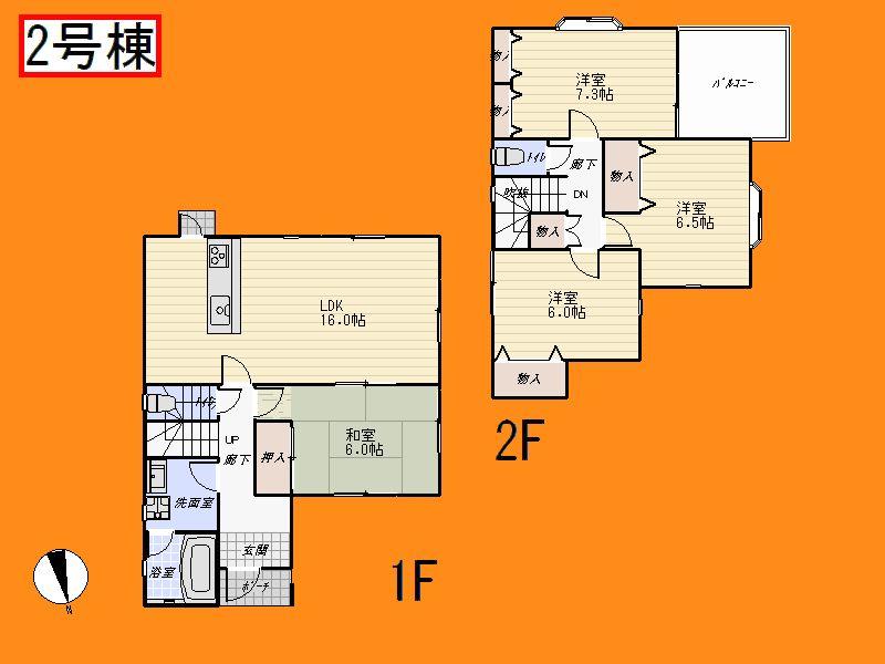 Floor plan. 28.8 million yen, 4LDK, Land area 132.94 sq m , Building area 100.19 sq m Floor