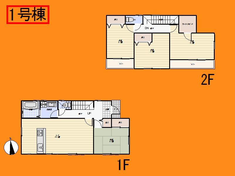 Floor plan. (1 Building), Price 27.5 million yen, 4LDK, Land area 156.2 sq m , Building area 105.99 sq m