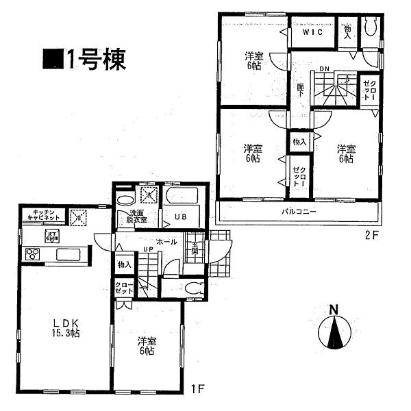 Floor plan. 30,800,000 yen, 4LDK, Land area 114.95 sq m , Building area 99.36 sq m