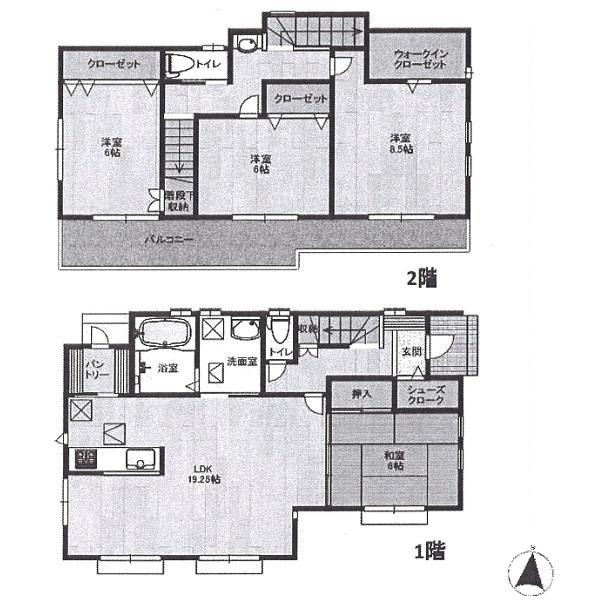 Floor plan. 32,800,000 yen, 4LDK, Land area 166.32 sq m , Building area 118.56 sq m
