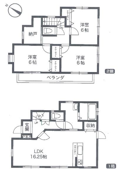Floor plan. 17.8 million yen, 3LDK+S, Land area 120.38 sq m , Building area 89.42 sq m