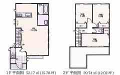 Floor plan. 32,800,000 yen, 3LDK, Land area 152.14 sq m , Building area 91.91 sq m