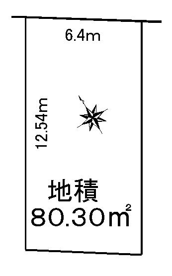 Compartment figure. Land price 16 million yen, Land area 80.3 sq m