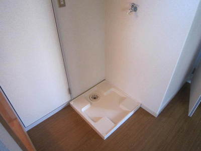 Washroom. Indoor Laundry Storage (inverted in the room)