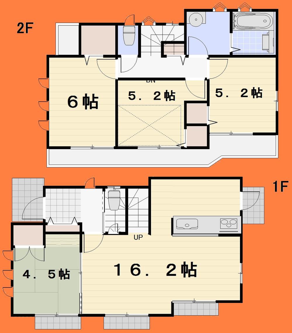 Floor plan. 43,800,000 yen, 4LDK, Land area 110 sq m , Building area 87.98 sq m floor plan