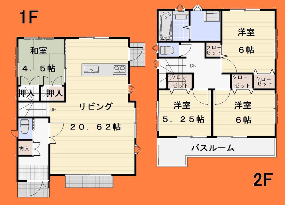 Floor plan. 42,800,000 yen, 4LDK, Land area 110 sq m , Building area 99.42 sq m floor plan