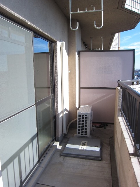 Balcony. It is bright in the south balcony!