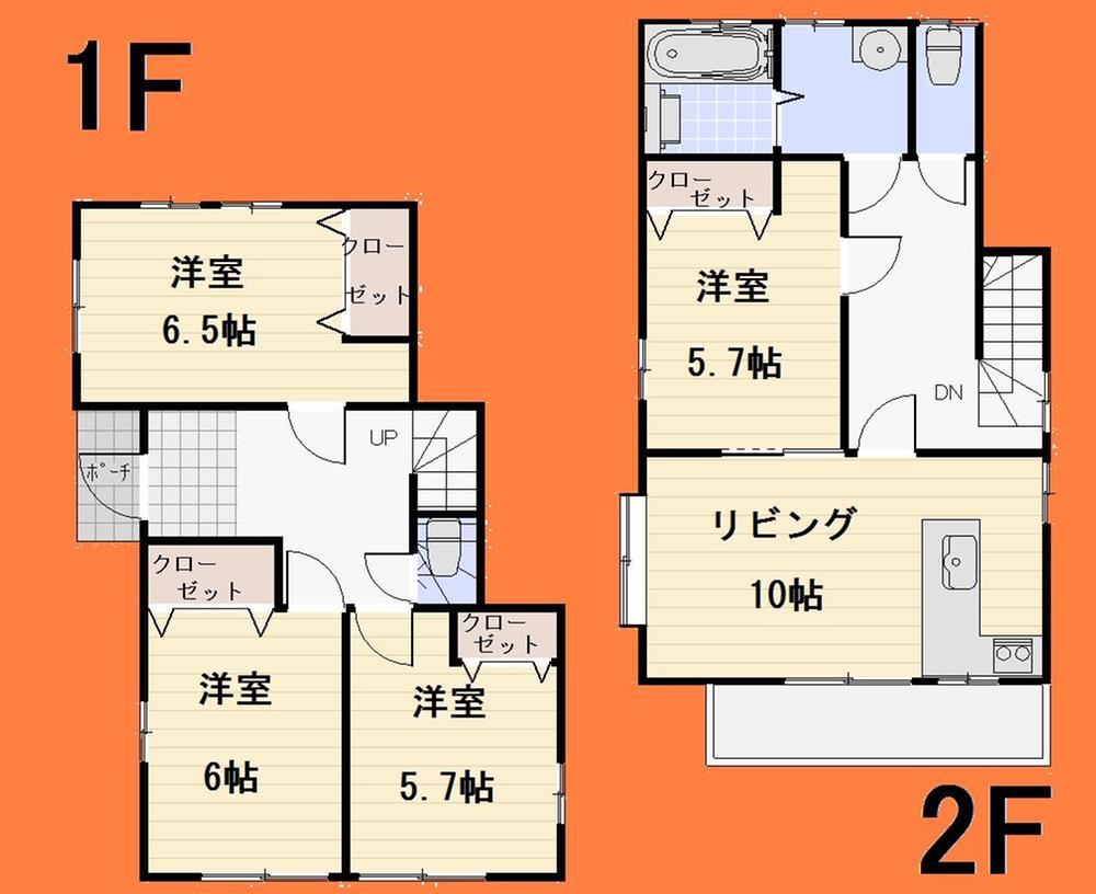Floor plan. 26 million yen, 4LDK, Land area 100.01 sq m , Building area 85.93 sq m
