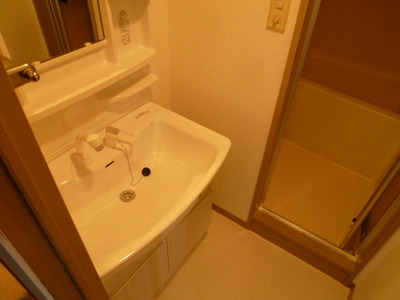 Washroom. Independent wash basin