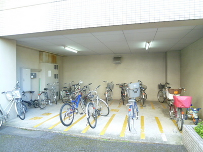 Other common areas. On-site bicycle parking lot