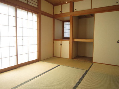 Living and room. The first floor of a Japanese-style room