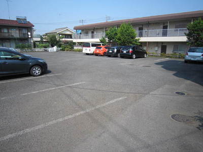 Parking lot. On-site parking complete